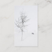 Winter White Visitekaartje (Achterkant)