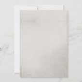 Winter White Wedding Rozen and Pine Photo Save The Date (Achterkant)