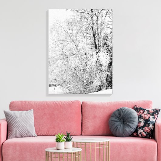 Winter Whites Canvas Afdruk (Insitu (Woonkamer))