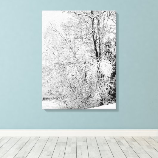 Winter Whites Canvas Afdruk (Insitu (Houten vloer))