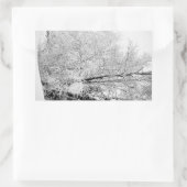 Winter Whites Rechthoekige Sticker (Tas)