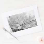 Winter Whites Rechthoekige Sticker (Envelop)