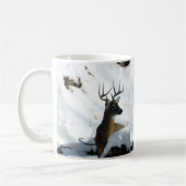 Winter Whitetail Buck Antlers Mok (Links)