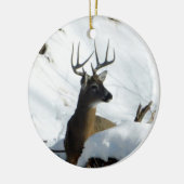 Winter Whitetail Deer Ornament (Links)