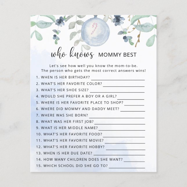 Winter Wie kent mama het best (Voorkant)