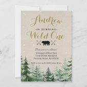 Winter Wild Uitnodiging één dag (Voorkant)