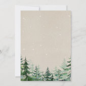 Winter Wild Uitnodiging één dag (Achterkant)