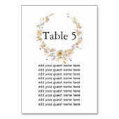 Winter wilde bloem rustieke bloei gedroogde bloeme kaart (Voorkant)