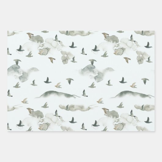 Winter Wilderness Holiday Assortation Inpakpapier Vel (Voorkant 2)