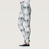 Winter Wildernis Berg Bos WILD Leven Leggings (Links)