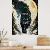 Winter Wildernis Roofdier Poster Trio (Keuken)