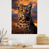 Winter Wildernis Roofdier Poster Trio (Keuken)