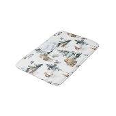 Winter Wildlife Woodland Forest Animals Badmat (Gekanteld)