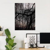 WINTER WILLOW TREE POSTER (Thuiskantoor)