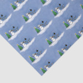 Winter Wind Snowman Tissue & Craft Paper Tissuepapier (Detail)
