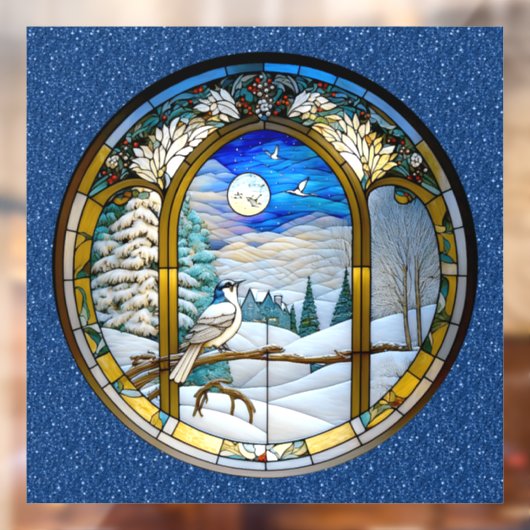 Winter Window Cling Raamsticker (Vel 2)