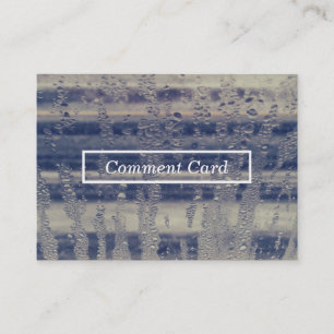 winter window commentaarkaart visitekaartje