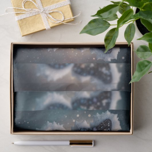 Winter Wings Vlinder Decoupage Papier (Geschenk)