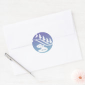 Winter, winter, winterontwerp Sticker (Envelop)