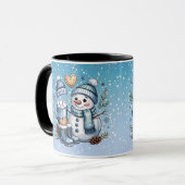 Winter Winterse Sneeuwman Mok (Voorkant links)