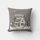 Winter Wishes Christmas Gift For Home Decor Pillow Kussen (Voorkant)