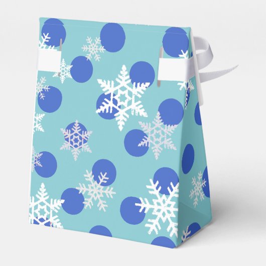 Winter Wishes Holiday Kerstfeest Hanukkah Party Bedankdoosjes (Achterkant)