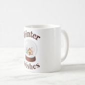 Winter Wishes Snow Globe Koffiemok (Voorkant rechts)