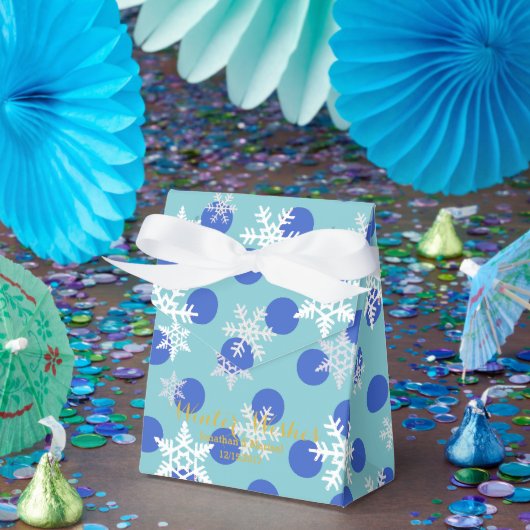 Winter Wishes Vakantie Kerstmis Hanukkah Feest Bedankdoosjes (Feest)