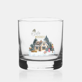Winter Wishes Whisky Glas