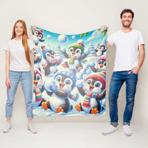 Winter Wispelturigheid Fleece Deken
