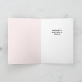 Winter Witte Bloemen – Hartelijk Bedankt Kaart (Binnen)