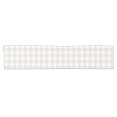 Winter Witte Boerderij Buffalo Plaid Korte Tafelloper (Horizontaal)