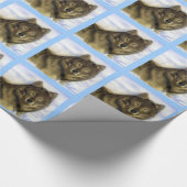 Winter Wolf Cadeaupapier (Hoek)