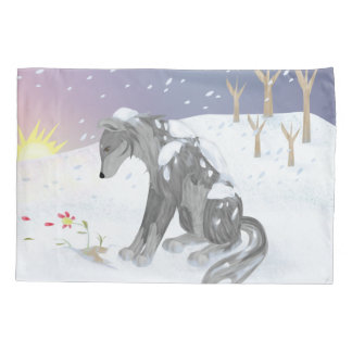 Winter Wolf Kussensloop