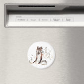 Winter Wolf Magneet (Insitu (Vaatwasser))