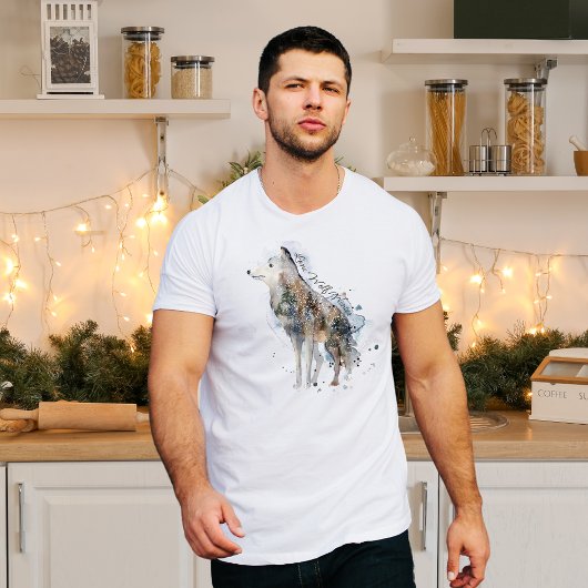 Winter Wolf Mannen T-shirt