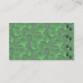 Winter Wolf met Spruce Business of Profile Card 2 Visitekaartje (Achterkant)