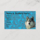Winter Wolf met Spruce Business of Profile Card Visitekaartje (Voorkant)