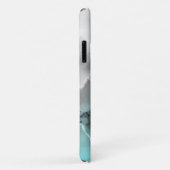 Winter Wolf Monogrammed Case-Mate iPhone Case (Achterkant/rechts)