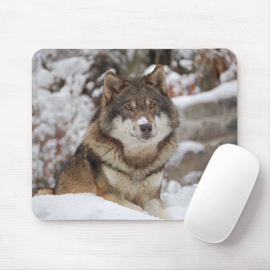 Winter Wolf Muismat (Met muis)