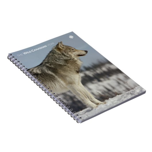 Winter - Wolf Notitieboek (Rechterzijde)