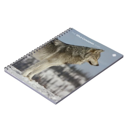 Winter - Wolf Notitieboek (Linkerzijde)