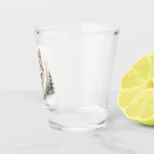 Winter Wolf Shot Glass Glas (Rechts)