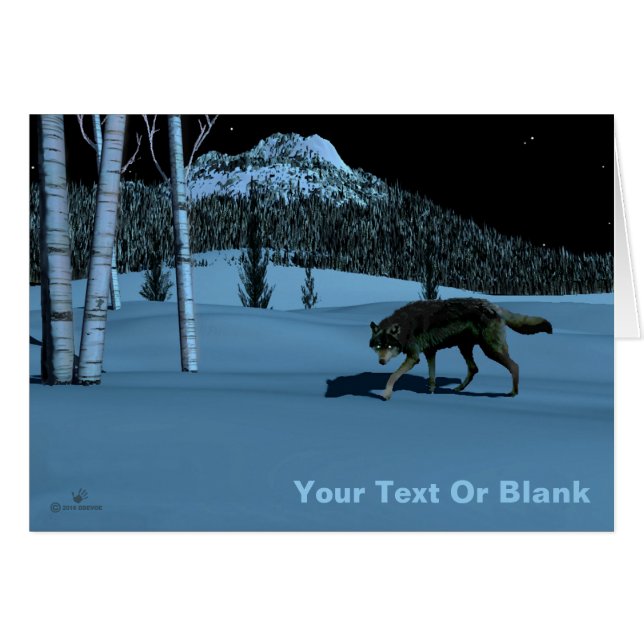 Winter Wolf - Tapetum Lucidum (Voorkant Horizontaal)