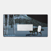 Winter Wolf - Tapetum Lucidum Bureaumat (Keyboard & Muis)