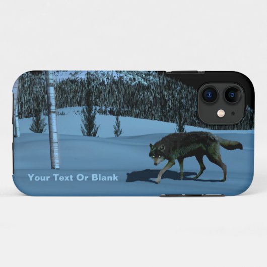 Winter Wolf - Tapetum Lucidum Case-Mate iPhone Case (Achterkant (horizontaal))