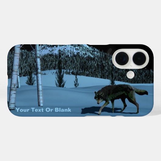 Winter Wolf - Tapetum Lucidum Case-Mate iPhone Case (Achterkant (horizontaal))