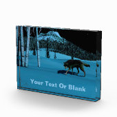 Winter Wolf - Tapetum Lucidum Fotoblokken (Rechts)