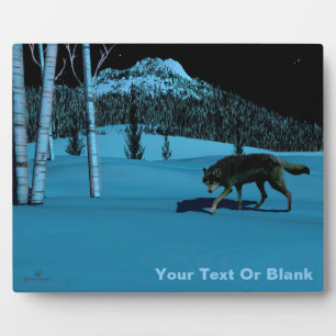 Winter Wolf - Tapetum Lucidum Fotoplaat