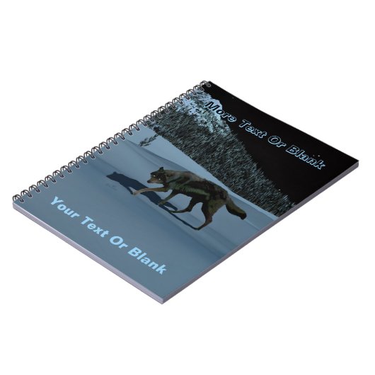 Winter Wolf - Tapetum Lucidum Notitieboek (Linkerzijde)